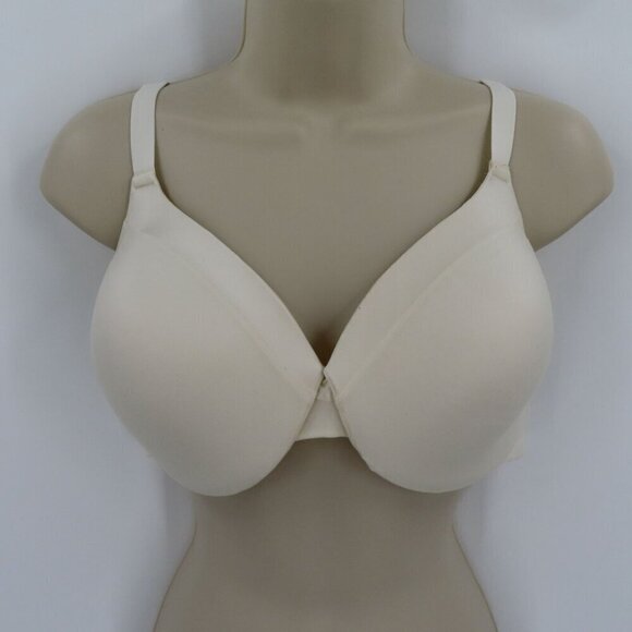 Maidenform 42B 09436 Everyday Full Coverage Cushioned Underwire Bra Ivory White - Picture 14 of 15